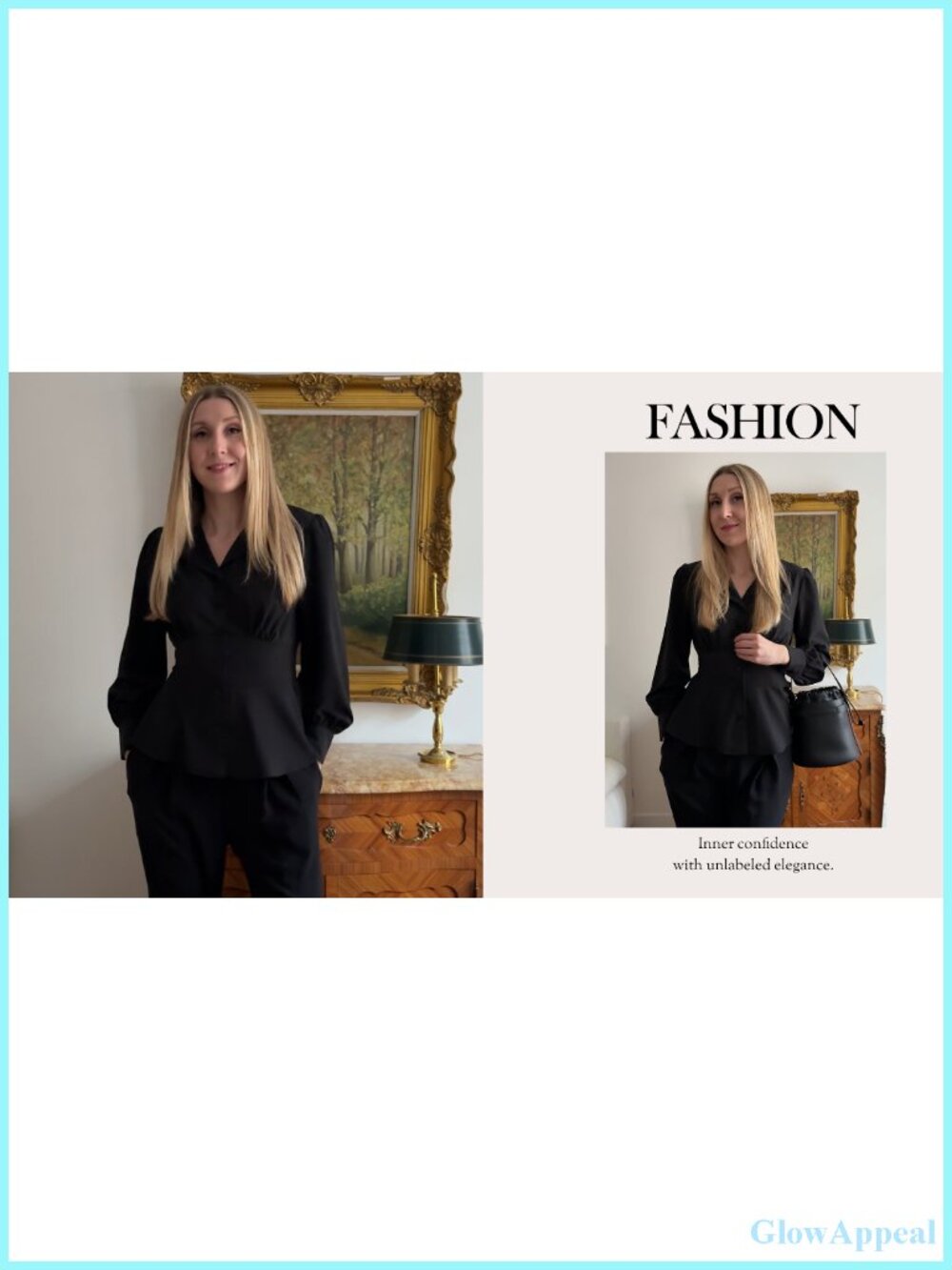 Long Sleeve Dressy Peplum Blouse Button Down Business Casual Work Tops Women - Picture 6 of 6